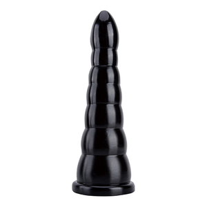 Lebensechter k&uuml;nstlicher Penisdildo, gro&szlig;es weiches schwarzes Fleischdesign mit PVC-Analplug f&uuml;r Frauen