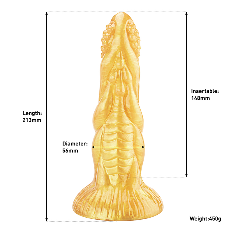 Unisex weicher Alien-Dildo, realistischer Monster-Alien-Dildo, Erwachsenen-PVC-Spielzeug f&uuml;r M&auml;nner und Frauen