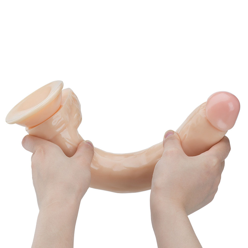 Enorme mannelijke dildo, realistische kunstmatige plastic dildo