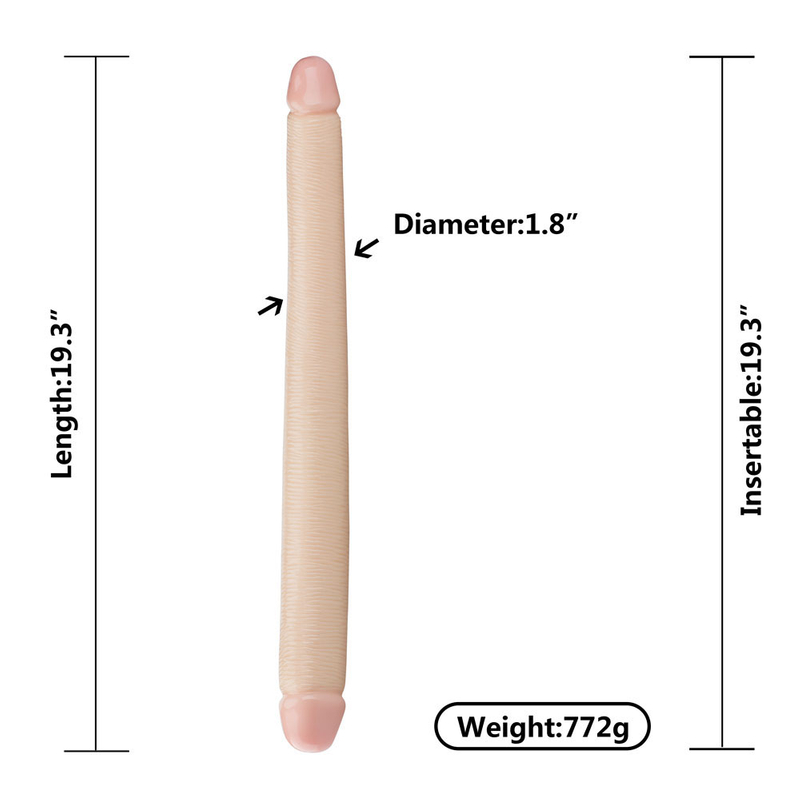 Grote man dildo seksspeeltje stimulatie lichaam